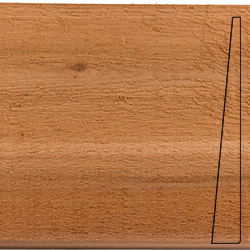 Bevel Cedar sample